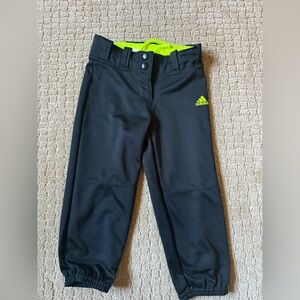 XS Adidas Black Baseball Pants